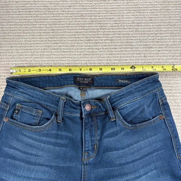 Judy Blue Bootcut Jeans Women 9/29 (~Size 10) Stretch Denim Western Boho Classic - Picture 8 of 13